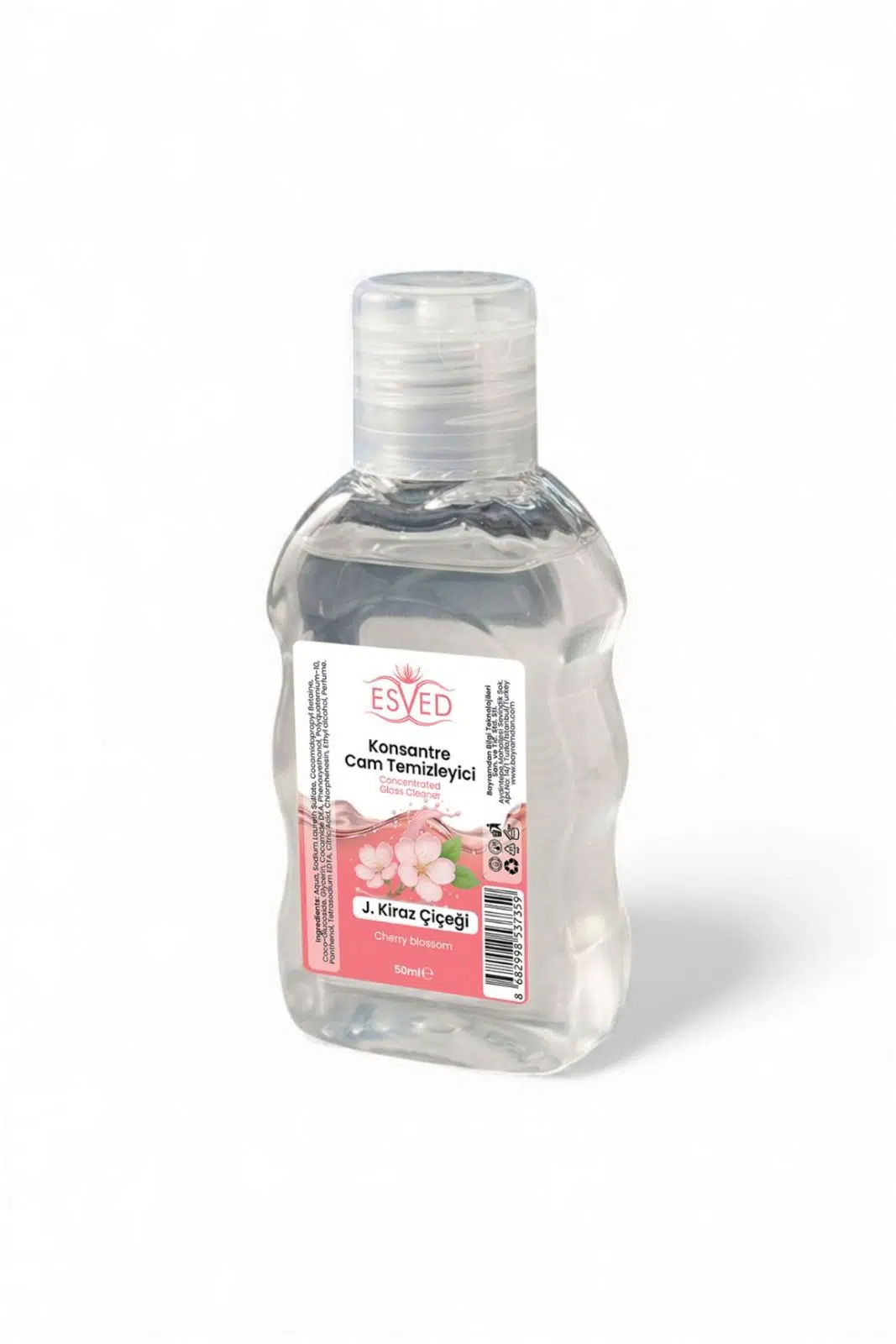 Konsantre Cam Temizleme Sabunu Japon Kiraz Çiçeği Parfümlü 50 ml 10 adet