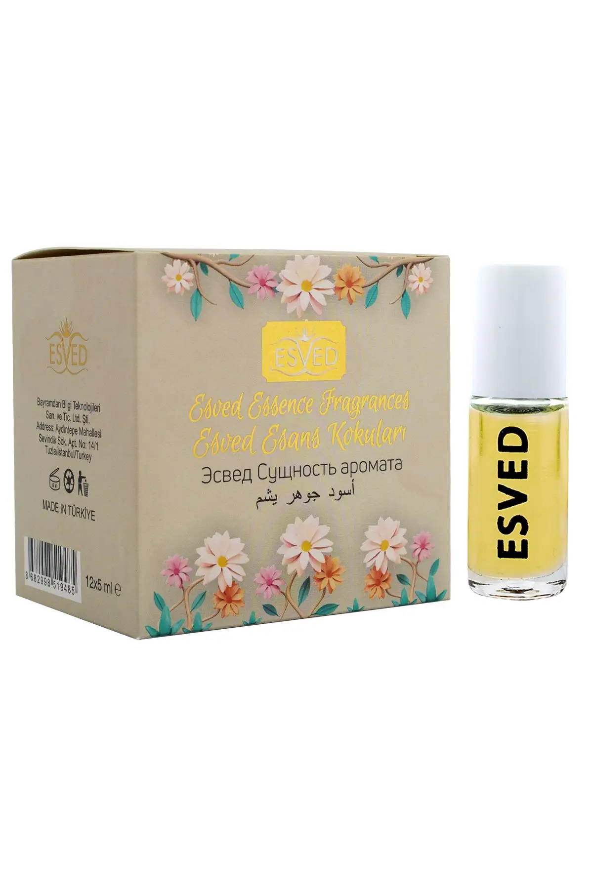 Manolya Kokusu Parfüm Esansı Alkolsüz Esans 5Ml. 12'li Paket